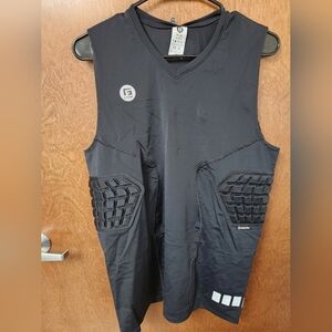 Men's Black Padded Top